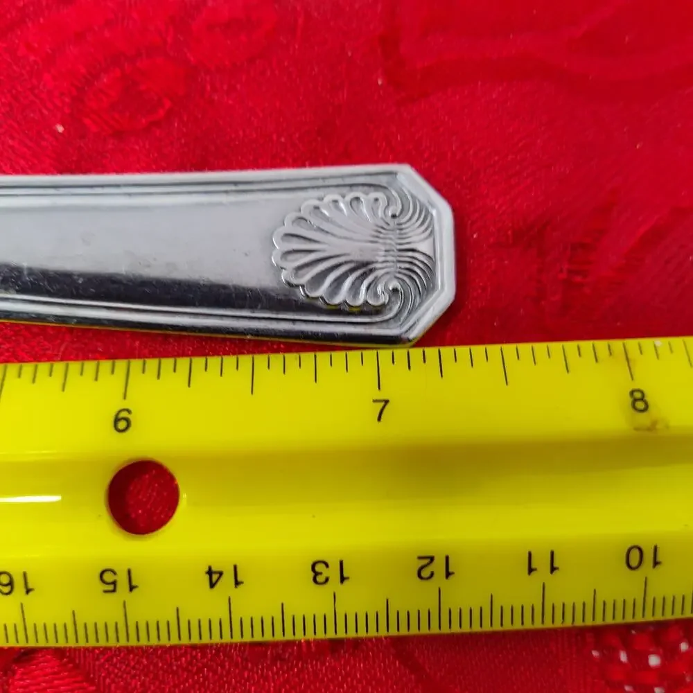 8X Tbsp Colonial Shell Stainless Table Spoons Korea